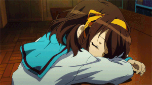 Haruhi Sleeping Cute