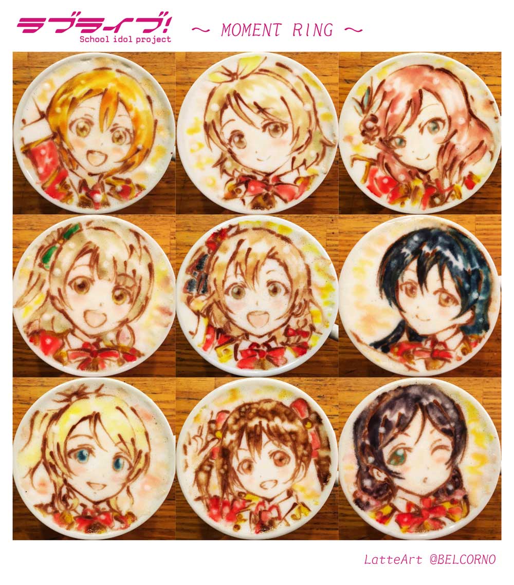 anime girl coffee art japan